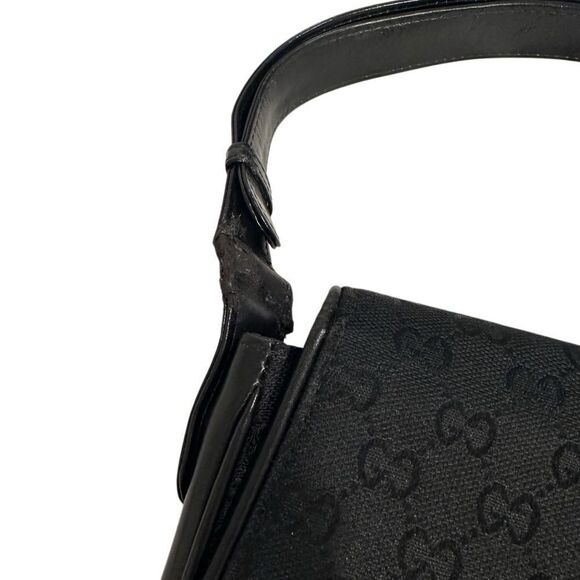 Gucci Black Shoulder Bag with Gold Hardware - Picture 10 of 13
